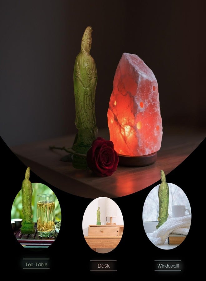 FENGSHUI-CAISHEN تمثال غوان يين مصنوع من الراتنج - تمثال غوان يين، كوان يين، كوان آم، كوان يين، تمثال غوان يين لمذبح التأمل، تمثال بوذا أنثى - إلهة الرحمة والشفقة، ديكور صيني، هدايا صينية - Image 3